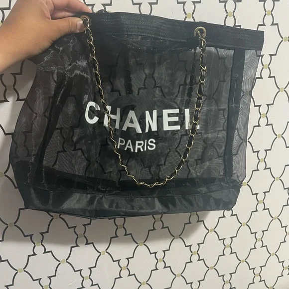 Last one! 😱 Black mesh shopper tote - Picture 2 of 4